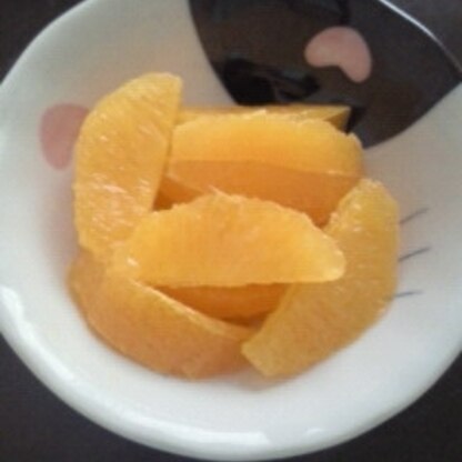 またまたこのオレンジがラストなのよ～(T_T)またオレンジ買って来たら来るからね(^^)v
いつも食べやすいレシピに感謝です♪